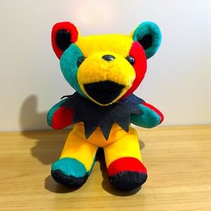 1988 Grateful Dead 8" Green Red Yellow "Irie" Plush Liquid Blue